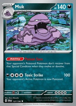 Muk #127 - Pokemon Scarlet & Violet