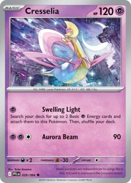 Cresselia REVERSE HOLO #39 - Pokemon Phantasmal Flames