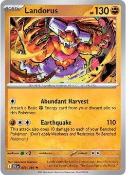 Landorus POKEBALL HOLO #53 - Pokemon Black Bolt 