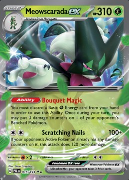 Meowscarada EX #15 Pokemon Paldea Evolved