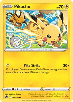 Pikachu #49 - Pokemon Silver Tempest