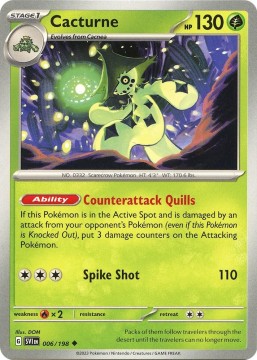 Cacturne #6 - Pokemon Scarlet & Violet