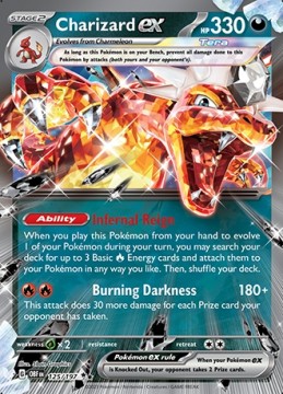 Charizard EX #125 - Pokemon Obsidian Flames 