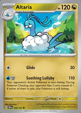 Altaria #160 - Pokemon Obsidian Flames