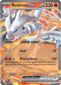 Reshiram EX #20 - Pokemon White Flare