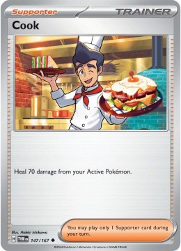 Cook REVERSE HOLO #147 - Pokemon Twilight Masquerade