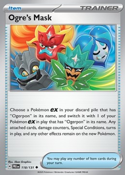Ogre's Mask #118 - Pokemon Prismatic Evolutions