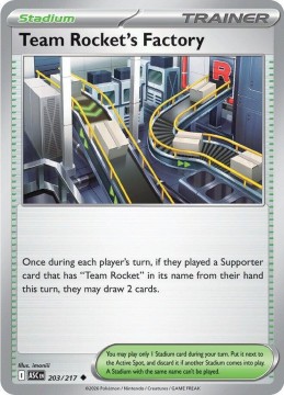 Team Rocket's Factory #203 - Pokemon Ascended Heroes