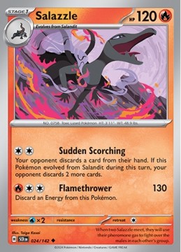 Salazzle #24 - Pokemon Stellar Crown