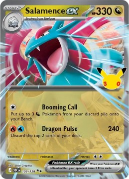 Salamence EX #109 - Pokemon 30th Celebration