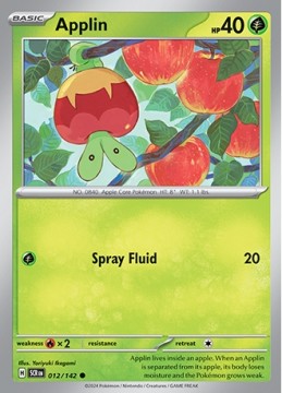 Applin #12 - Pokemon Stellar Crown