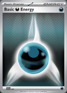Basic Darkness Energy HOLO #23 - Pokemon Scarlet & Violet Energy