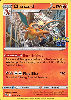 Charizard HOLO #10 - Pokemon Go