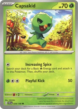 Capsakid #28 - Pokemon Scarlet & Violet 