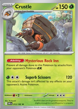 Crustle HOLO #12 - Pokemon Destined Rivals