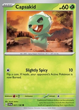 Capsakid #28 - Pokemon Scarlet & Violet