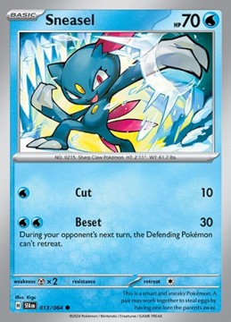 Sneasel #13 - Pokemon Shrouded Fable