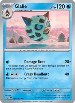 Glalie #52 - Pokemon Twilight Masquerade