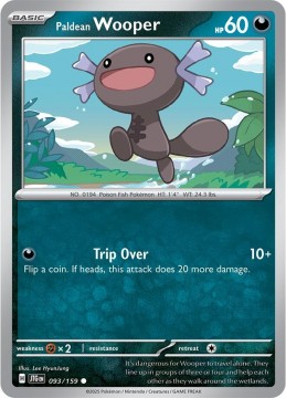 Paldean Wooper #93 - Pokemon Journey Together