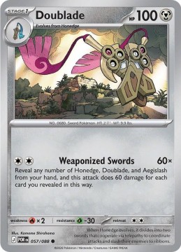 Doublade #57 - Pokemon Perfect Order
