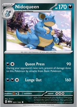 Nidoqueen #31 - Pokemon Scarlet & Violet 151