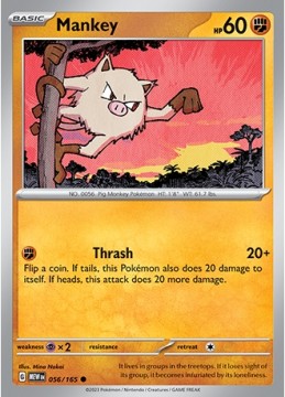 Mankey #56 - Pokemon Scarlet & Violet 151