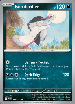 Bombirdier #147 - Pokemon Paldea Evolved
