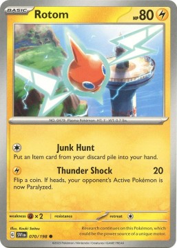 Rotom REVERSE HOLO #70 - Pokemon Scarlet & Violet 
