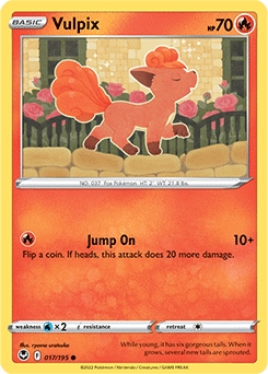 Vulpix #17 - Pokemon Silver Tempest