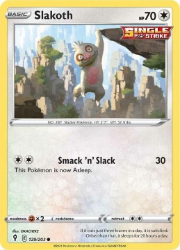 Slakoth #129 - Pokemon Evolving Skies