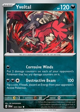 Yveltal #35 - Pokemon Shrouded Fable