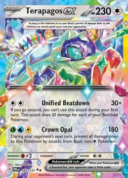 Terapagos EX #92 - Pokemon Prismatic Evolutions
