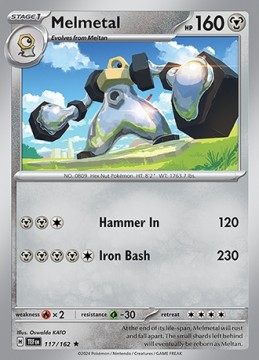 Melmetal HOLO #117 Pokemon Temporal Forces
