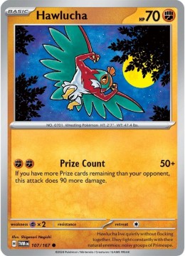 Hawlucha #107 - Pokemon Twilight Masquerade