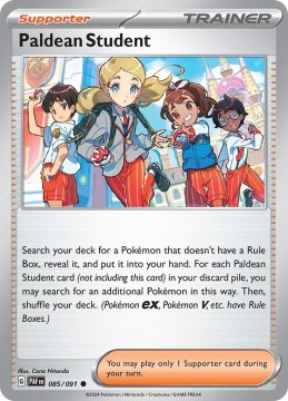 Paldean Student #85 - Pokemon Paldean Fates