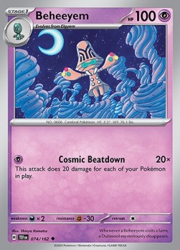 Beheeyem #74 - Pokemon Temporal Forces
