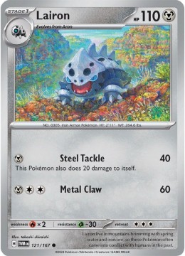 Lairon #121 - Pokemon Twilight Masquerade