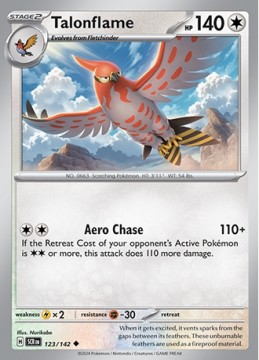 Talonflame #123 - Pokemon Stellar Crown