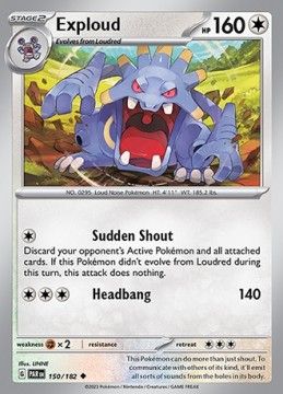 Exploud #150 - Pokemon Paradox Rift 