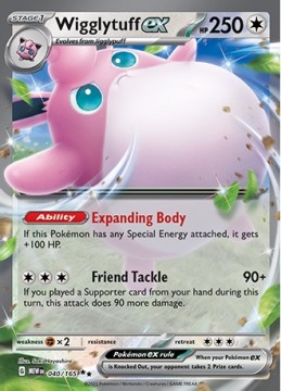 Wigglytuff EX #40 - Pokemon Scarlet & Violet 151