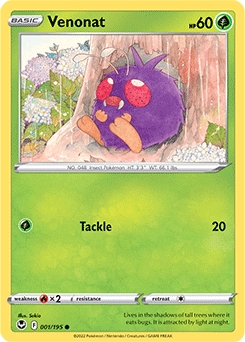 Venonat #1 - Pokemon Silver Tempest