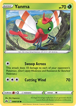 Yanma #8 - Pokemon Crown Zenith