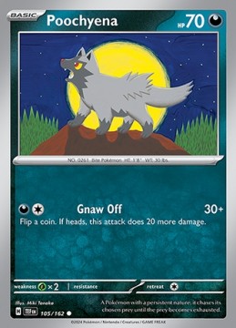 Poochyena #105 - Pokemon Temporal Forces