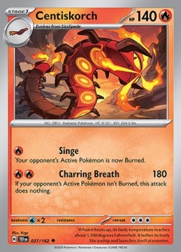 Centiskorch #37 - Pokemon Temporal Forces 