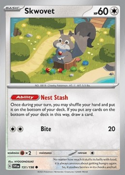 Skwovet #151 - Pokemon Scarlet & Violet 