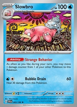 Slowbro HOLO #43 - Pokemon Scarlet & Violet