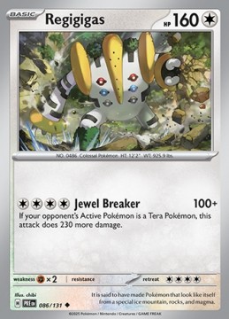 Regigigas #86 - Pokemon Prismatic Evolutions