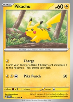 Pikachu #25 - Pokemon Scarlet & Violet 151 