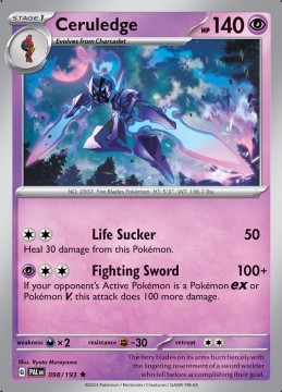Ceruledge HOLO #98 - Pokemon Paldea Evolved