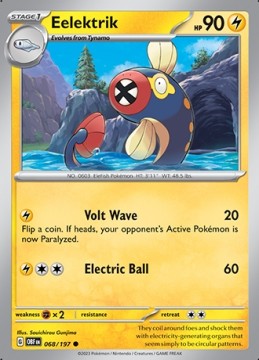 Eelektrik #68 - Pokemon Obsidian Flames